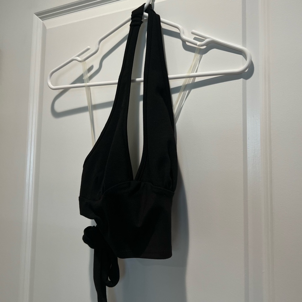 NWT Altar’d State Black Halter Tank Top